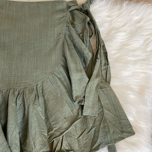 Princess Polly Khaki Wrap Skirt NWT! - Picture 4 of 11
